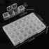 Gem Organizer, Segbeauty Clear Bead Container 28 Compartments with Secure Lids, Removable Tiny Jewelry Storage Box, Transparent Jewelry Organizer ...