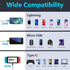 100W USB C to Multi Charging Cable6FT, 6A PD USB C Fast Charging Cable, 5 in 1 Braided Multi Charging Cable with IP/Type C/Micro USB Universal Syn...