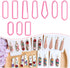 Keoker Long dangle Shape Polymer Clay Cutters, Long Rectangle Clay Earrings Cutters, Basic Clay Cutters (10PCS ALL)...