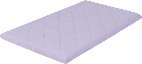Pastel Lavender Purple Pack n Play Quilted Mattress Sheet – Ultra-Soft, Comfortable Portable Crib Mattress Sheet for Baby Girls; Playpen Mattress ...