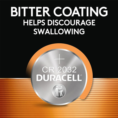 Duracell 2032 Lithium Battery. 9 Count Pack. Child Safety Features. Compatible with Apple AirTag, Key Fob, and other devices. CR2032 Lithium 3V Ce...