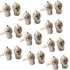 BNC Female Nut Bulkhead Panel Connector 20-Pack Solder Jack Adapters for Monitor Equipment RG58 RG59 RG6 RF Coaxial Cable Welding Machine...