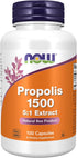 NOW Supplements, Propolis 1,500 mg with 5:1 Concentrate, Natural Bee Product, 100 Veg Capsules...