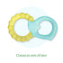 Cool Nature Teether (2 Pack)-Yellow/Aqua Set...