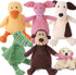 5 Pack Tough Dog Toys Stuffed Squeaky Dog Toys Assortment Value Bundle Dog Squeaky Toys Assortment Puppy Pet Mutt Dog Toy Dog Squeak Toy for Mediu...