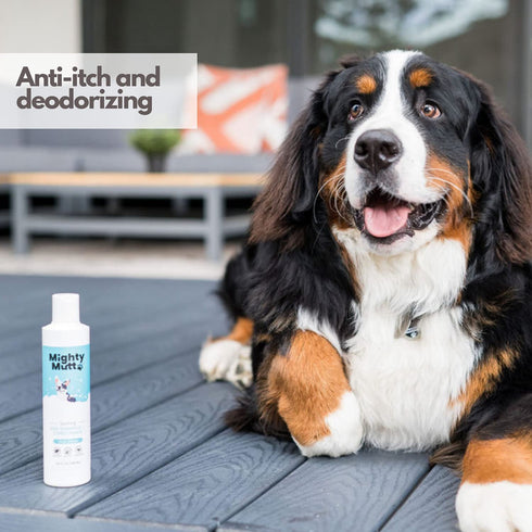 Mighty Mutt Soothing Dog Shampoo and Conditioner – Pet Friendly | Deodorizes Smelly Dogs | Detangles | Natural, Hypoallergenic & Anti-Itch Dog Sha...