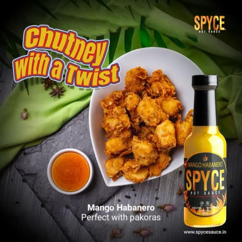 SPYCE Habanero Hot Sauce, Vegan, Gluten Free, Low Sodium, Non-GMO, No MSG, No Sugar, No Filler (10 oz, Mango Habanero)...