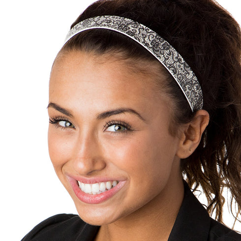 Hipsy Cute Fashion Adjustable No Slip Hairband Headbands for Women Girls & Teens (Essential Black/Brown/Gold 5pk)...