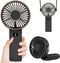 Handheld Fan, Portable Fan, 4000mAh Rechargeable Personal Fan, 180° Foldable Mini Desk Fan with 6 Wind Speed, LCD Digital Display, Lanyard as Neck...