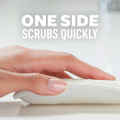 Scotch-Brite Greener Clean Dual Action Scrub & Wipe, for Washing Dishes and Cleaning Kitchen, Dish Scrubber for Washing Dishes, Superior Performan...
