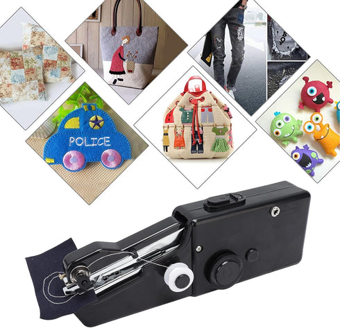 Handheld Sewing Machine, A electric sewing kit, Portable Electric Sewing Tool for Stitching Suitable for Family Travel Use (Black)...