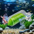 1 Pack Betta Fish Acrylic Tube Tunnel,Betta Fish Leaf Pad Simulating The Natural Habitat for Betta Spawning Grounds Breeding Resting Bed?Betta Toy...