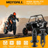 MOTOALL 100X Plastic Fender Fastener Rivet Push Clips for Honda ATV Suzuki Kawasaki 90653-HC4-900...