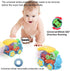 Baby Musical Toys Crawling Train: Tummy Time Interactive Learning Development Crawl Toy with LED Light Up for Boys Girls Automatically Avoid Obsta...