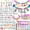 Alcyuh 162Pcs DIY Charm Bracelet Making Kit for Girls Bangle Bracelets Kit Jewelry Making Supplies with Beads, Pendant Charms, Bracelets and Neckl...