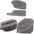 2pcs Knife Accessories Guards Replacement Finger Custom Knives for Supplies Hunting Hand Pommel Pommels and Silver Guard Handle Bolsters Steel Cas...