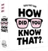 Hygge Games How did You Know That? – Trivia Party Game, White...