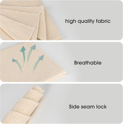 Proofing Cloth for Bread Baking 18x29 Inches Linen Cloth Reusable Bread Proofing Cloth with Dough Scraper & Bread Lame for Rolling Dough, Baguette...