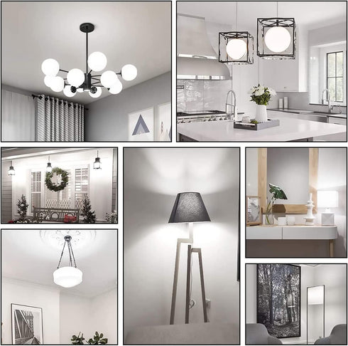 E26 LED Bulb,20W LED Corn Light Bulb 180W Equivalent 6000K Daylight White 2000LM Non-dimmable Flicker Free Ceiling Fan LED Corn Bulb for Indoor Ou...