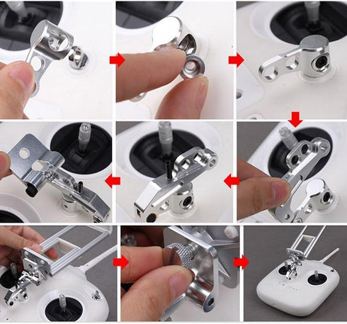 Mobile Device Phone Tablet Holder for DJI Phantom 3 Standard Remote Controller Support 3.5-5.5 inch Smartphones and 7-10 inch Tablet iPad......