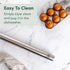 Ultra Cuisine French Rolling Pin for Baking – Use with Pizza, Cookie, and Pastry Dough, Fondant and Pie Crust – Tapered Design Bread Roller Pin, S...