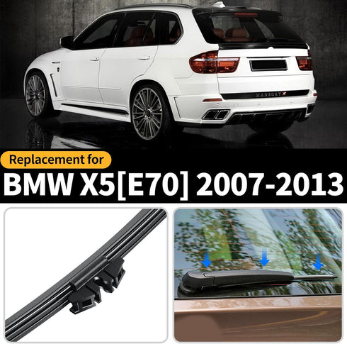 Rear Wiper Blade and Arm Assembly, Replacement Factory OEM Style Back Wiper Set for BMW X5 E70 2007-2013...