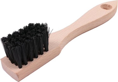 Wooden Natural 6" Shoe Welt Dauber Brush and Polish Applicator - Shoe Shine Brush with Black Bristle for Efficient Shoe Polish Application by Kone...