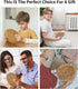 Round Wooden Labyrinth Board Game - Marble Maze for Education and Fun, Toddler Activity Board, Brain Teaser Puzzle Logic Game with Two Metal Balls...