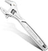 WORKPRO Adjustable Wrench, 8-inch Heavy Duty Spanner with Inch/Metric Scale, Premium Cr-V Steel, Chrome Plated...