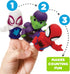 Spidey & His Amazing Friends 5 Piece Finger Puppet Set - Party Favors, Educational, Bath Toys, Floating Pool Toys, Beach Toys, Finger Toys, Playti...