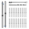 LuckIn Cable Railing Hardware, 20 Pack Right & Left Swage Lag Screws Cable Railing Kit for 1/8" Stainless Steel Cable, T316 Cable Railing System f...