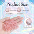 DUQGUHO Crystal Pink Beads,Glass Beads 500 Pcs,Glass Beads for Jewelry Making Loose Beads Bulk Glass Beads for Bracelets Crafts Earring 6/8mm...
