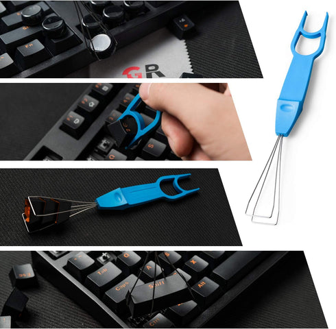 Griarrac Mechanical Keyboard O Ring Switch Dampener with Keycap Puller Remover Brush Accessory Bag, for Cherry MX Kailh Box Gateron 40A-L (150pcs)...
