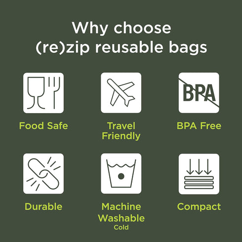 rezip Clip N' Go Pet Bowl 2-Pack | Collapsible Portable Dog Food Storage Bag and Feeding/Water Bowl | BPA-Free, Food Grade, Leakproof | Reusable, ...