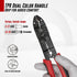KATA 10 Inch Wire Cutter Wire Stripper, Cutting for 8-22 AWG Solid Wire and 10-26 AWG Stranded Wire, Multifunctional Wire Cutting and Wire Strippi...