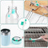 8Pcs Small Cleaning Brushes for Household, Detailed Cleaning Tool, Crevice Cleaning Tool Set, Detail Tiny Scrub Cleaner Brush for Window Groove Bo...