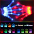 12 Color Led Light up Gloves Cool Finger Flashing Toys Gifts for Halloween Christmas Easter Birthday Parties?1 pair?...