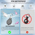 for AirTag Holder Secure Lock, Waterproof Airtag Keychain Full Protective Anti-Scratch Air Tag Case Hard Shell Hidden for Luggage, Backpack, Keys,...