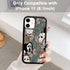 Horror Flowers Scary Phone Case Fit for iPhone 11, TPU iPhone Case Shockproof Ghostface Fashion Design Phone Cover Gift for Boy Girl Men Women...