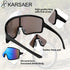Karsaer Vision Sports Cycling Sunglasses Rave Visor Outdoor Baseball Softball Glasses 80s Shades Women Men...
