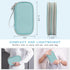FYY Electronic Organizer, Travel Cable Organizer Bag Pouch Electronic Accessories Carry Case Portable Waterproof Double Layers Storage Bag for Cab...