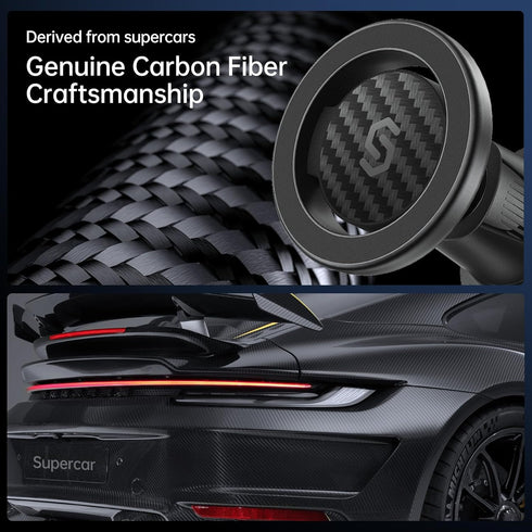 SYNCWIRE for MagSafe Car Mount, Flexible Rotation Magnetic Phone Holder for Car Vent, Hands Free Car Air Vent Phone Holder Clip Universal Compatib...