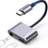 UGREEN USB C to 3.5mm Headphone and Charger Adapter 2 in 1 Type C to Aux Audio Jack with PD 60W Fast Charging Dongle for Headphone Earbud Compatib...