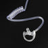 Replacement Earmold Earbud for Two Way Radio Air Acoustic Coil Tube Earpiece Headset?for Motorola Kenwood Baofeng Walkie Talkie Earpieces (Clear, ...