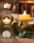 Homemory 12Pack Flameless LED Candles Tea Lights Battery Operated, 200+Hours Electric Fake Candles Tealights for Votive, Halloween, Pumkin, Ofrend...