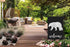 AOYEGO Bear Welcome Garden Yard Flag 12.5"x 18" Double Sided Polyester Black Background Bear House Flag Banners for Patio Lawn Outdoor Home Decor...