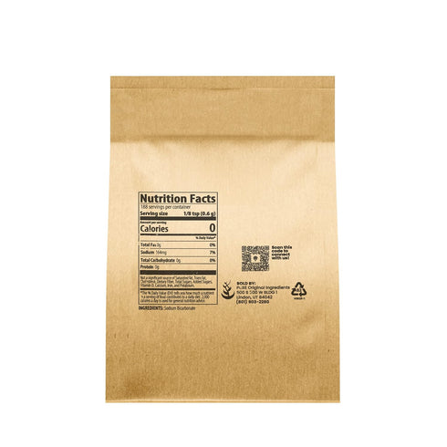 Pure Original Ingredients Sodium Bicarbonate (Baking Soda) (4 oz) Always Pure, No Fillers Or Additives, Eco-Friendly Packaging...