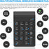 Bluetooth Number Pad Wireless Numeric Keypad 10 Key Numpad Compatible with Laptops MacBook, ChromeBook, ThinkBook, MateBook, Inspiron Computer Des...