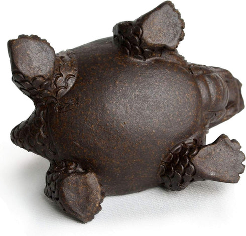 Chinese Dragon Turtle Tea Decoration Pet Zisha Clay Lucky Fengshui Home...