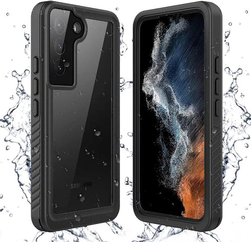 for Samsung Galaxy S22 Case, Waterproof Galaxy S22 Case with Built-in Screen Protector, Shockproof Dustproof Heavy Duty Full Body Protective Case ...